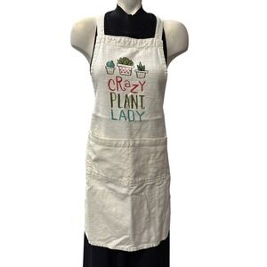 Crazy Plant Lady Apron‎ Kitchen Gardening Cooking Gift Novelty